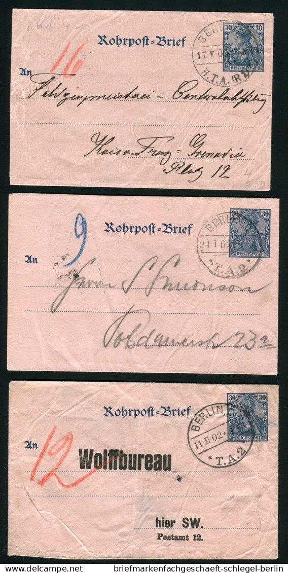 Berliner Postgeschichte, 1902, RU 4, Brief - Andere & Zonder Classificatie