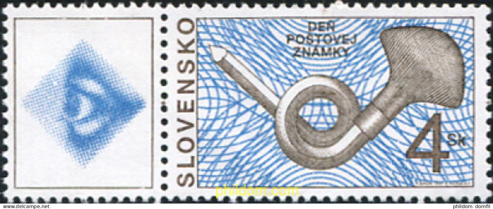 305687 MNH ESLOVAQUIA 1997 DIA DEL SELLO - Unused Stamps