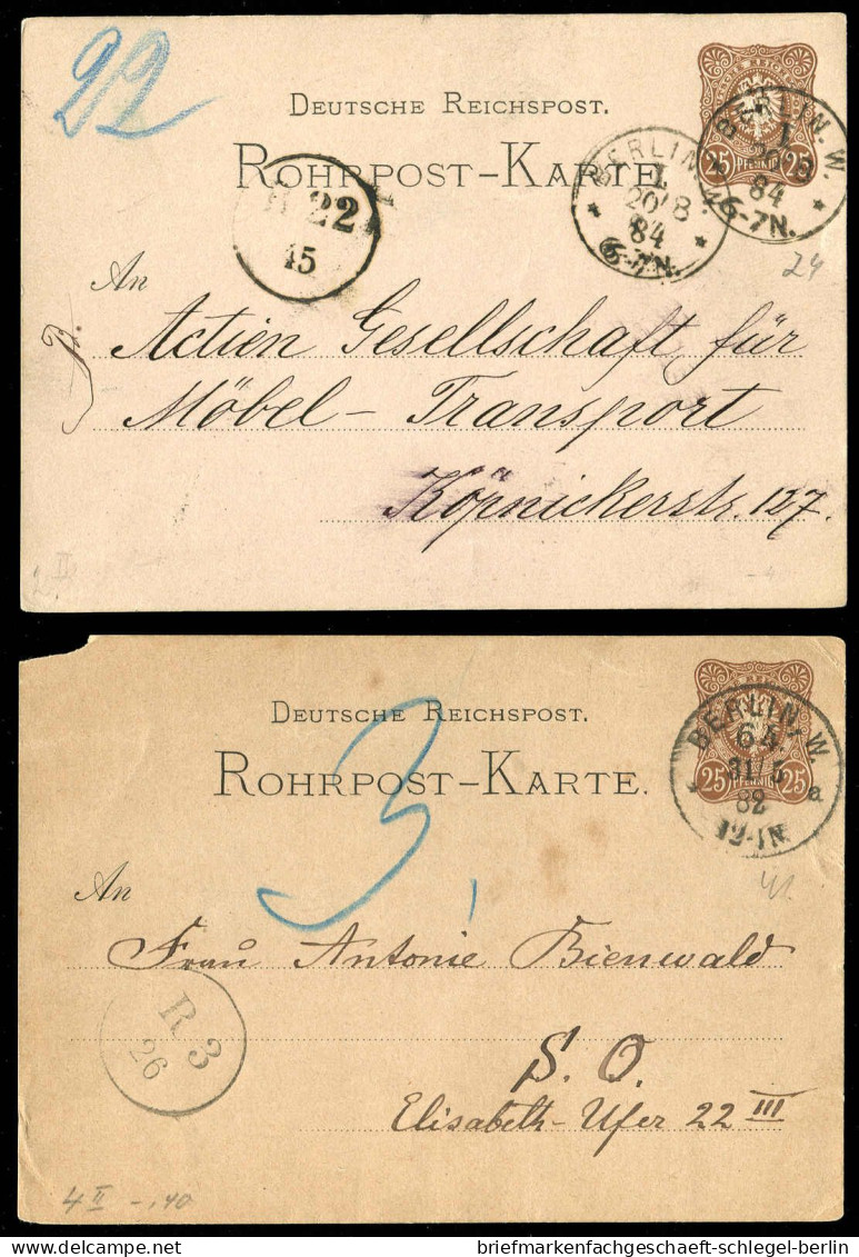 Berliner Postgeschichte, 1882, RP 2, Brief - Sonstige & Ohne Zuordnung