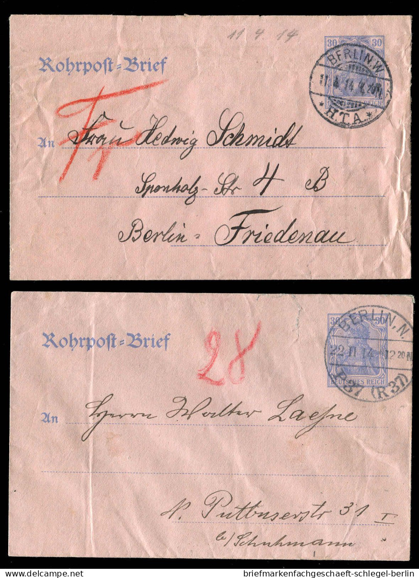 Berliner Postgeschichte, 1914, RU 7, Brief - Autres & Non Classés