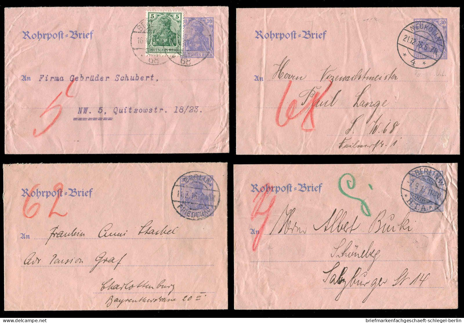 Berliner Postgeschichte, 1913, RU 7, Brief - Other & Unclassified