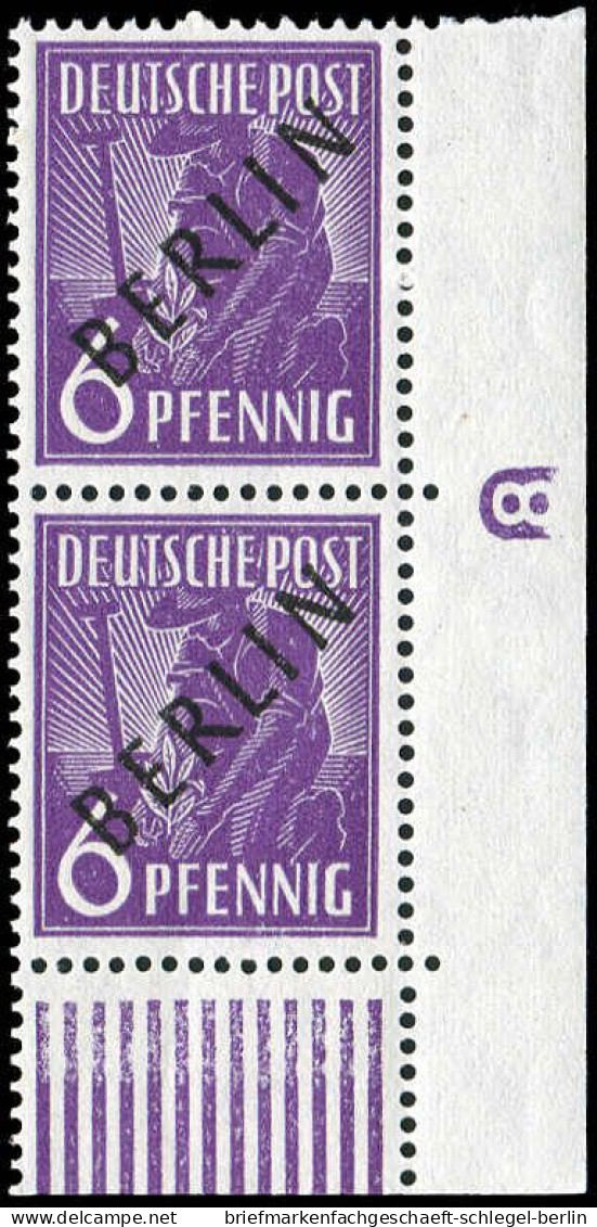 Berlin, 1948, 2 DZ, Postfrisch - Andere & Zonder Classificatie