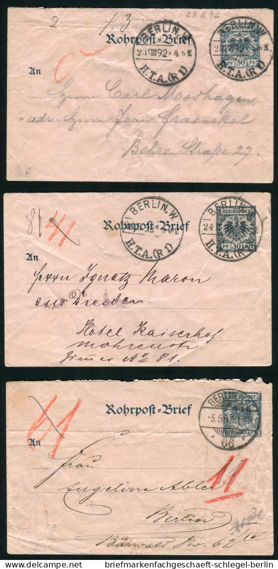 Berliner Postgeschichte, 1890, RU 2, Brief - Other & Unclassified