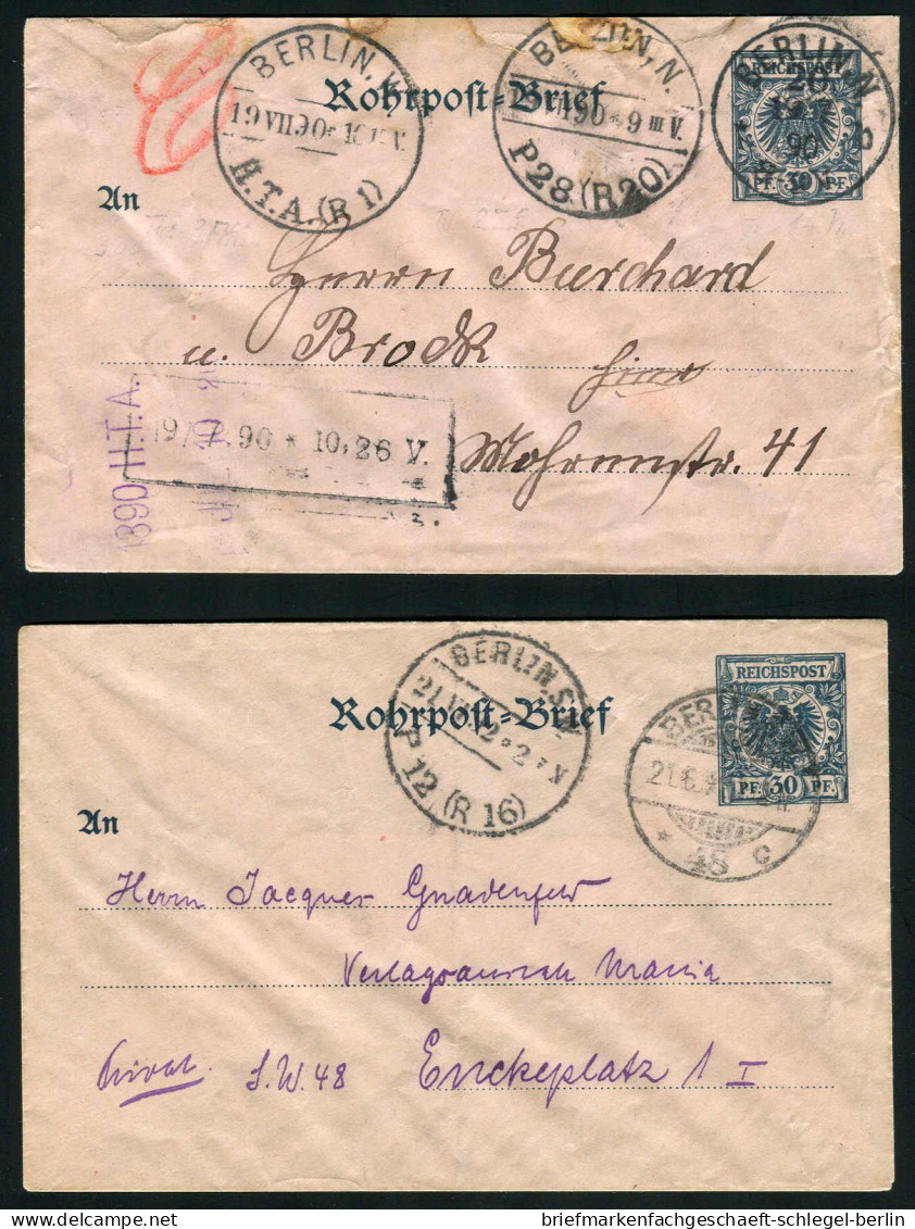 Berliner Postgeschichte, 1890, RU 2, Brief