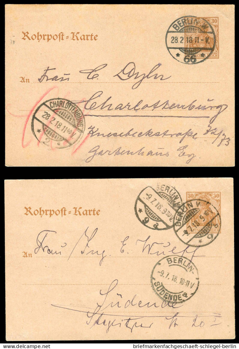 Berliner Postgeschichte, 1918, RP 19, Brief - Autres & Non Classés