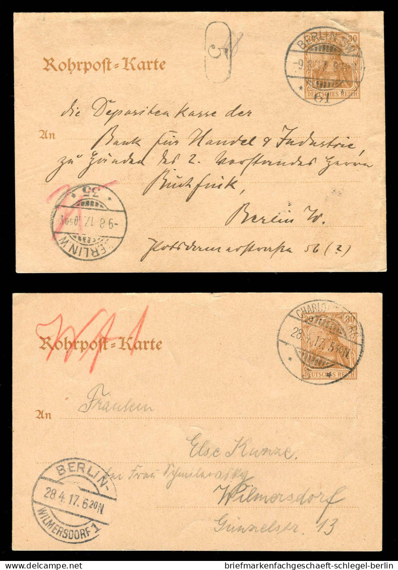 Berliner Postgeschichte, 1917, RP 19, Brief - Autres & Non Classés
