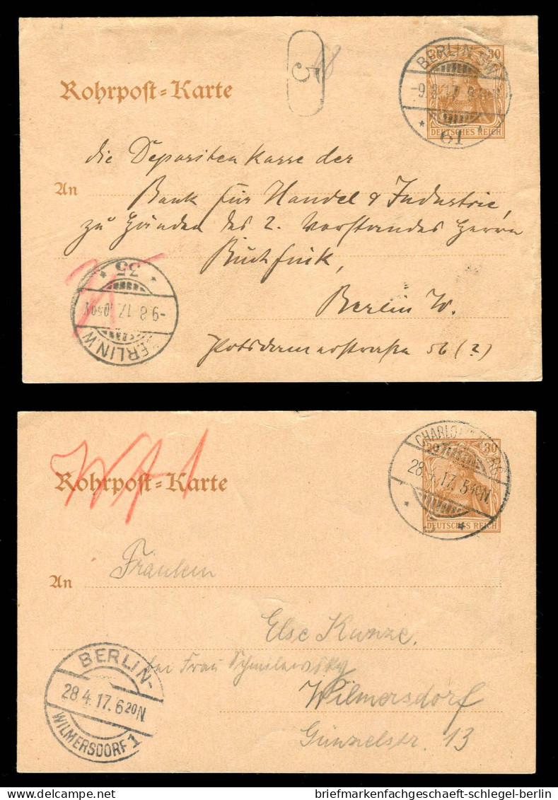 Berliner Postgeschichte, 1917, RP 19, Brief - Otros & Sin Clasificación