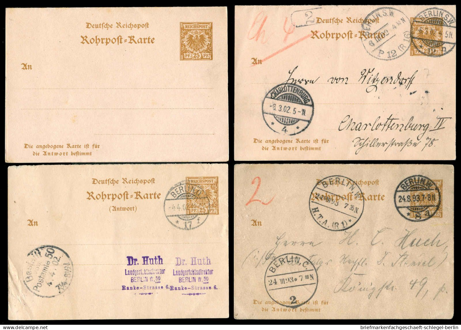 Berliner Postgeschichte, 1893, RP 9, Brief - Other & Unclassified