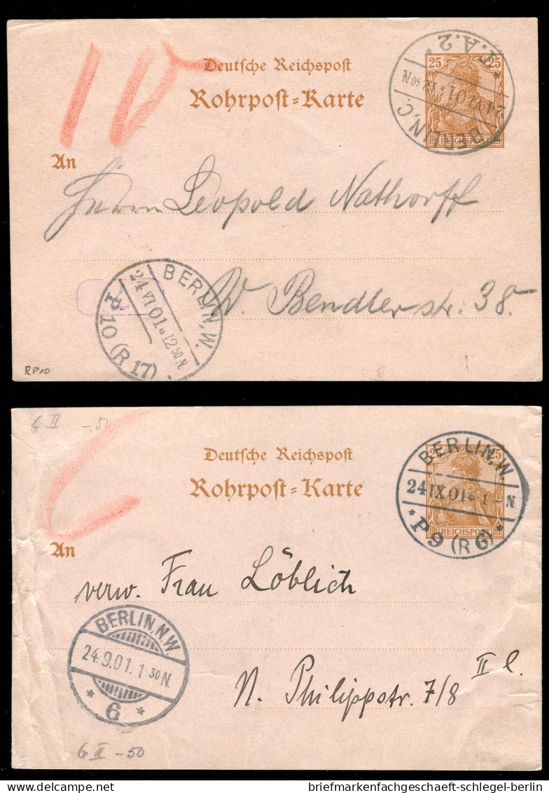 Berliner Postgeschichte, 1901, RP 10, Brief - Sonstige & Ohne Zuordnung