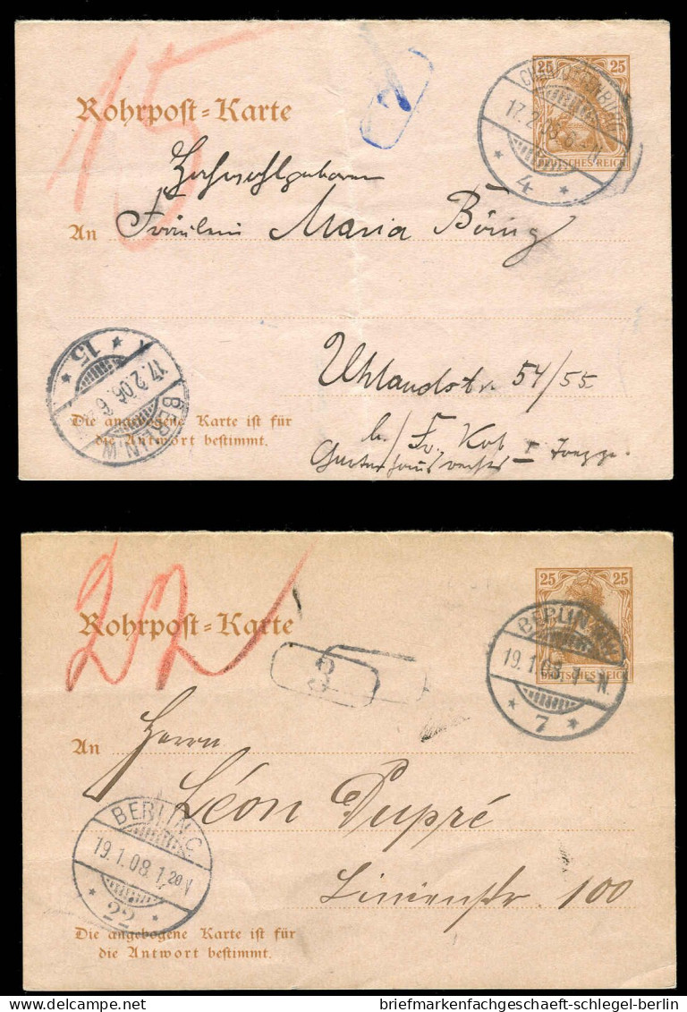 Berliner Postgeschichte, 1906, RP 14 F/A, Brief - Sonstige & Ohne Zuordnung