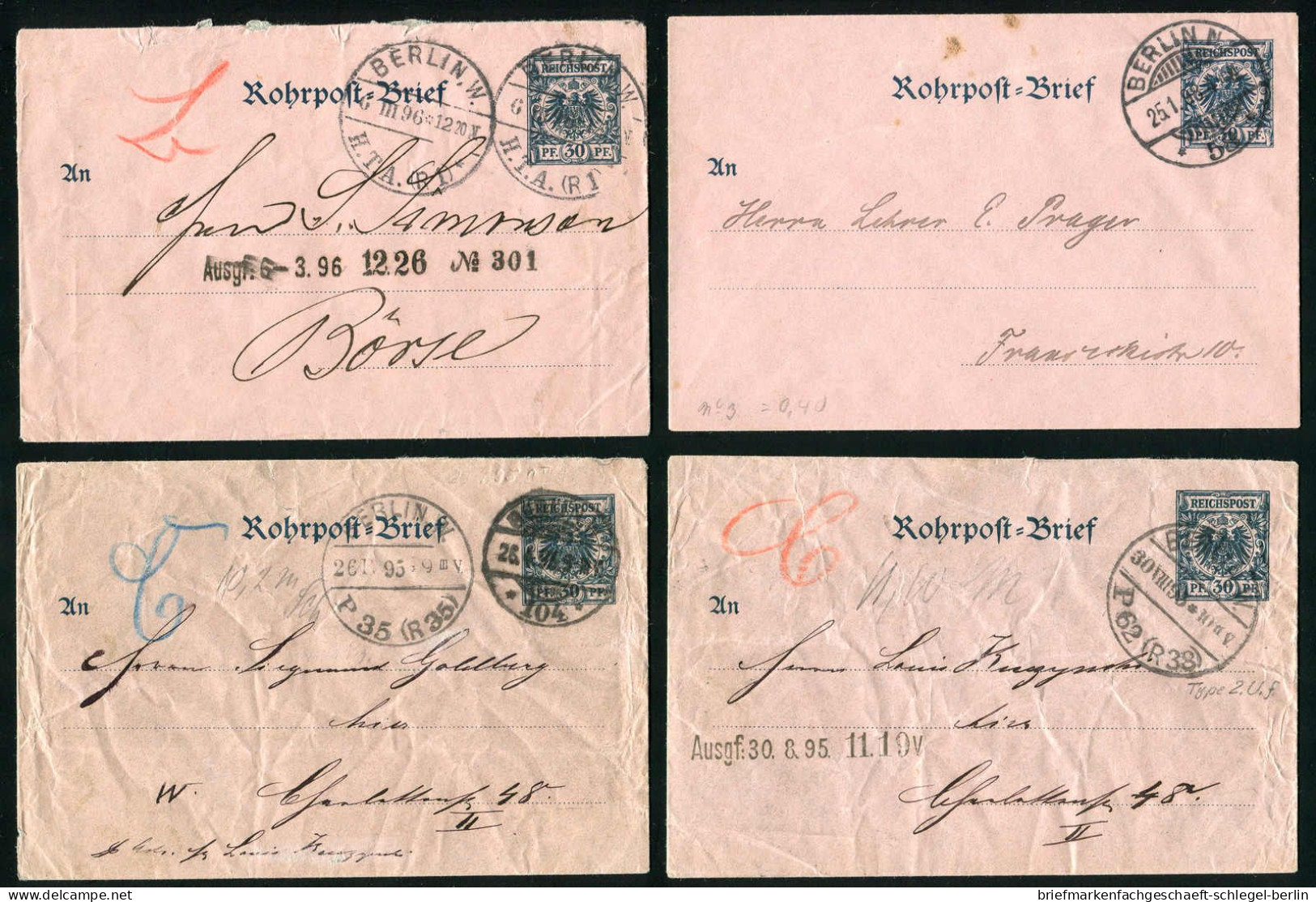 Berliner Postgeschichte, 1895, RU 3, Brief - Sonstige & Ohne Zuordnung