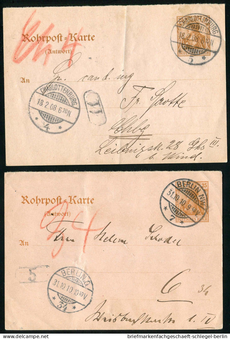 Berliner Postgeschichte, 1908, RP 14 A, Brief - Autres & Non Classés