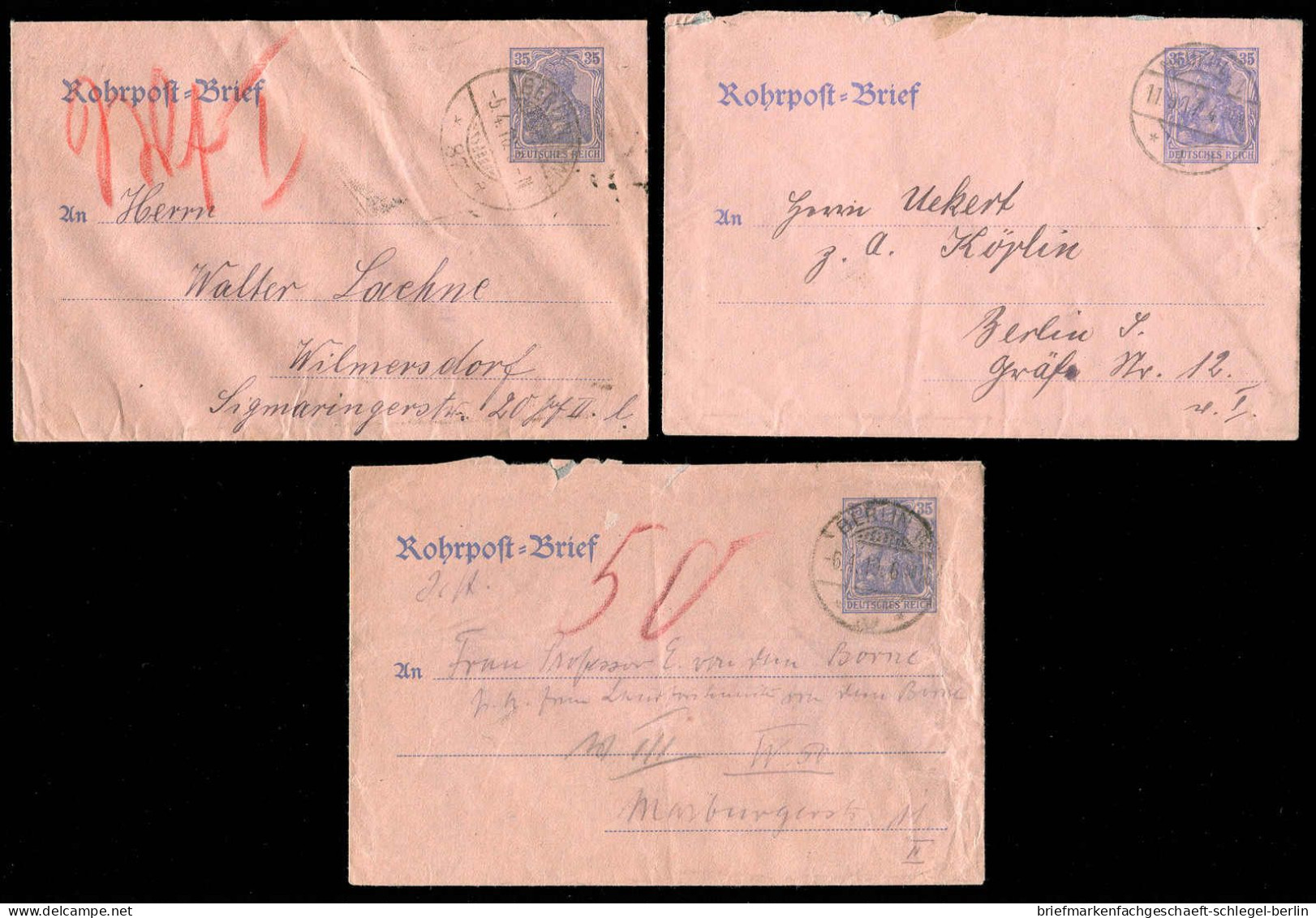 Berliner Postgeschichte, 1917, RU 8, Brief - Other & Unclassified
