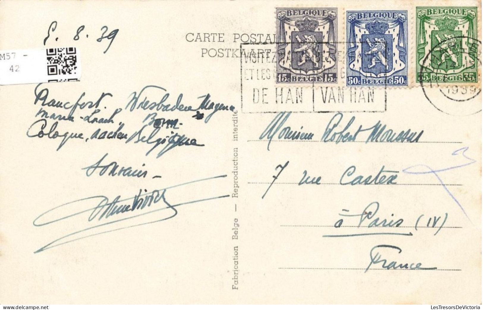 BELGIQUE - Liège - Intérieur Du Palais Des Princes Evêques - Carte Postale Ancienne - Liege