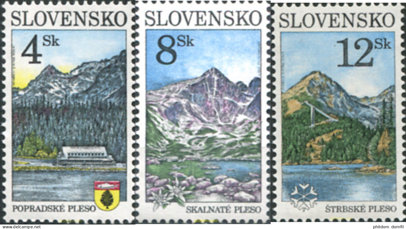 156548 MNH ESLOVAQUIA 1996 LUGARES DE INTERES EN ESLOVAQUIA - Ungebraucht