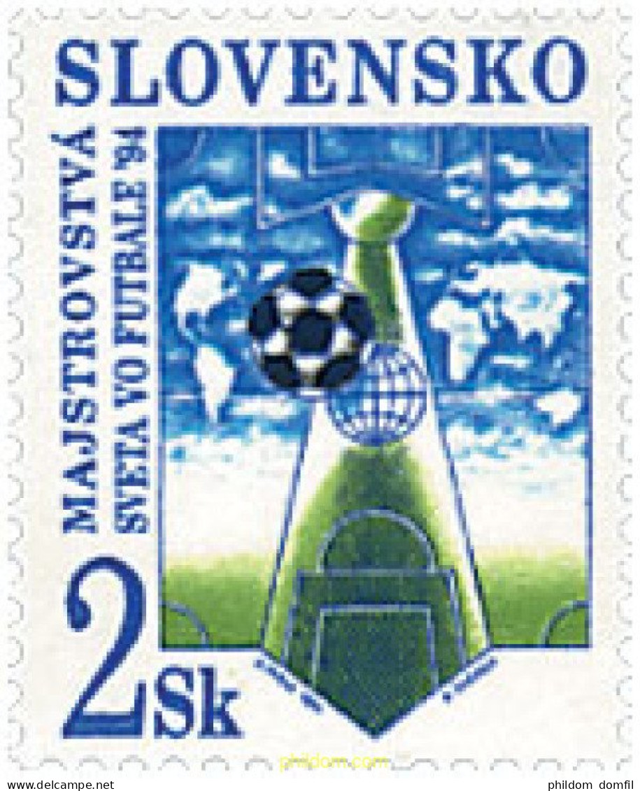 62642 MNH ESLOVAQUIA 1994 COPA DEL MUNDO DE FUTBOL. USA-94 - Unused Stamps