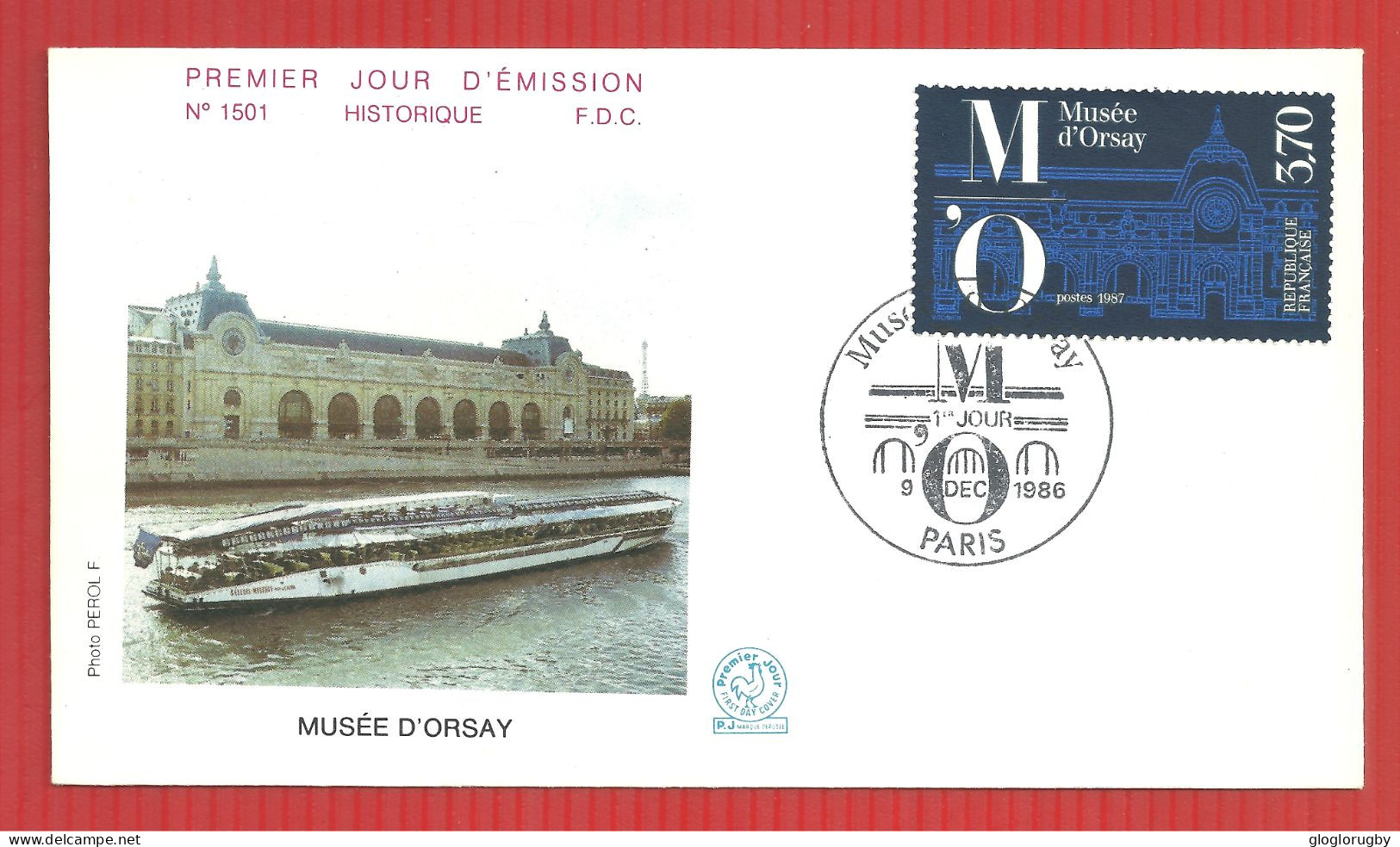 FDC MUSEE D'ORSAY 9 12 1985 - 1980-1989