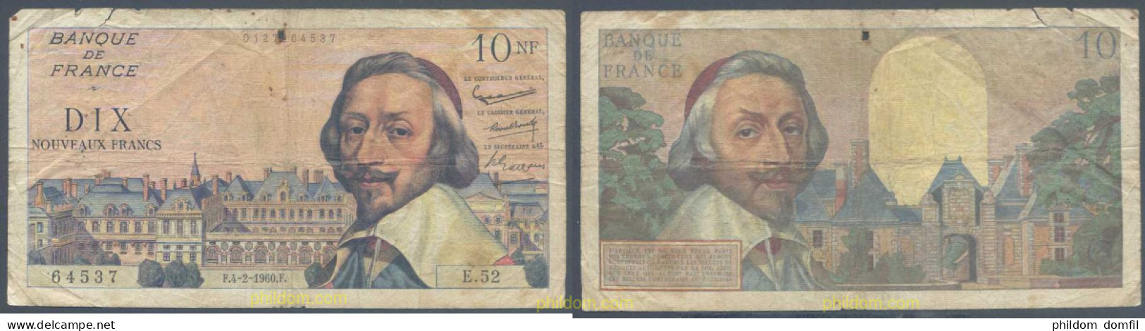 6005 FRANCIA 1960 FRANCE 10 FRANCS 1960 - Andere & Zonder Classificatie