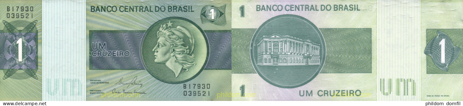 1032 BRASIL 1980 1 CRUZEIRO BRAZIL BRASIL 1980 - Brazil