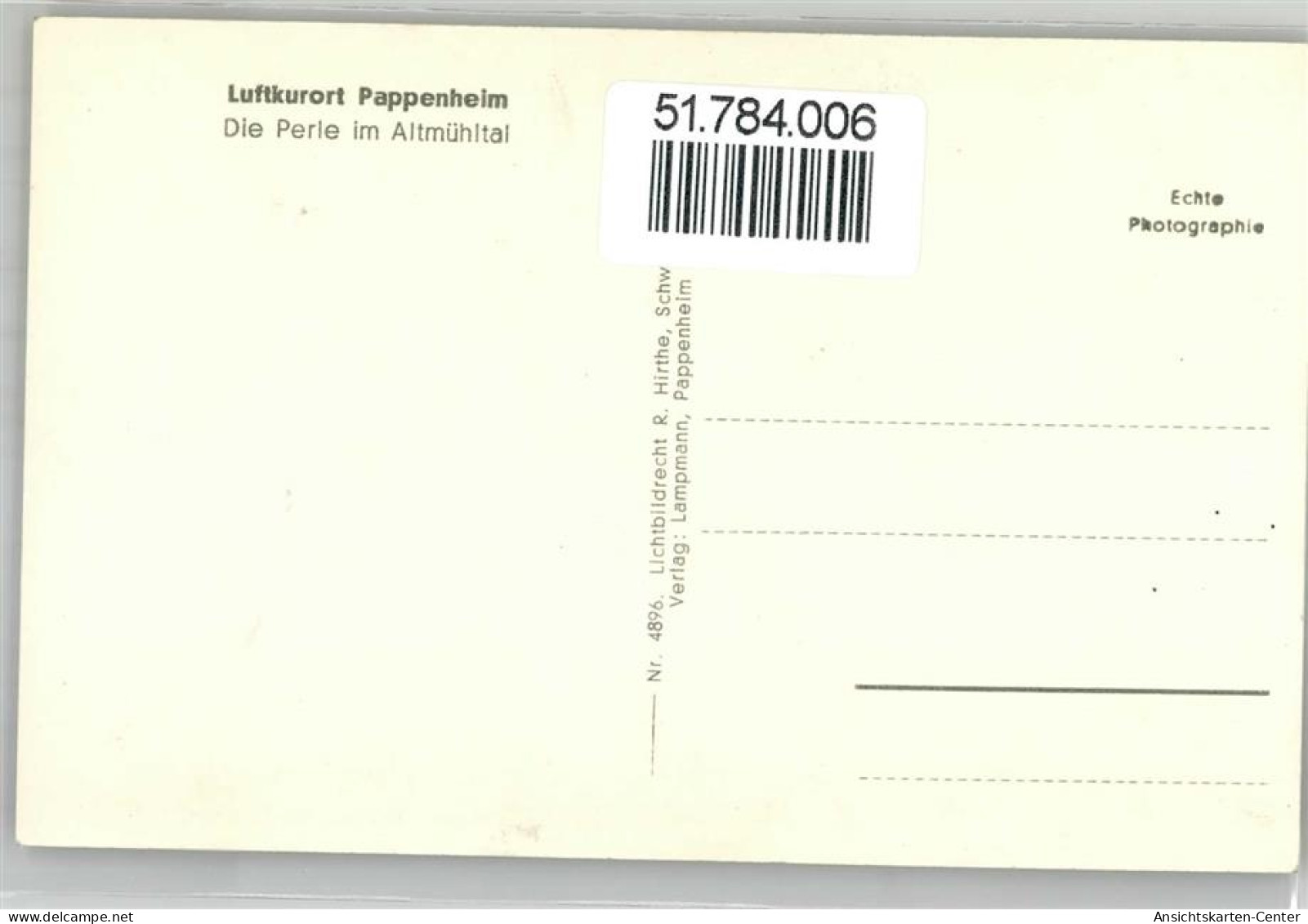 51784006 - Pappenheim , Mittelfr - Pappenheim