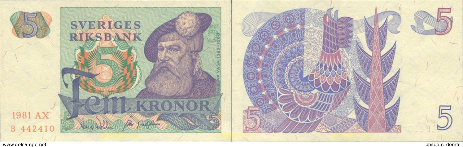 8532 SUECIA 1981 SUECIA 5 KRONOR 1981 - Suecia