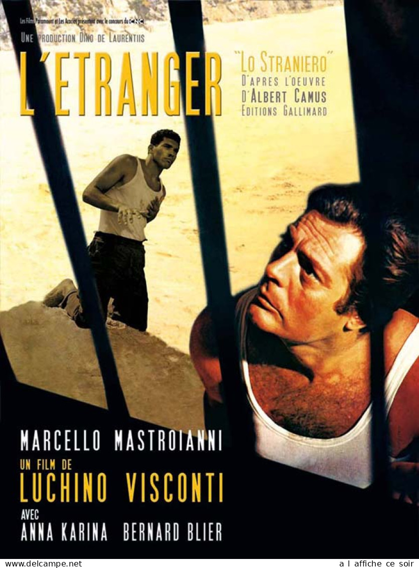 Affiche Cinéma Orginale Film L'ÉTRANGER 120x160cm - Posters