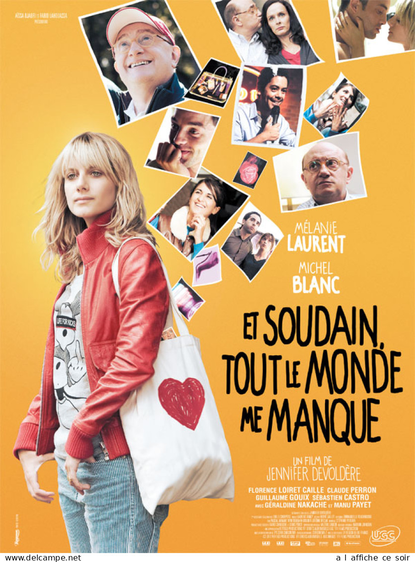 Affiche Cinéma Orginale Film ET SOUDAIN TOUT LE MONDE ME MANQUE 120x160cm - Affiches & Posters