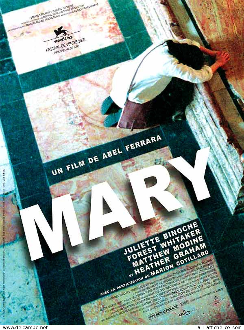 Affiche Cinéma Orginale Film MARY 120x160cm - Manifesti & Poster