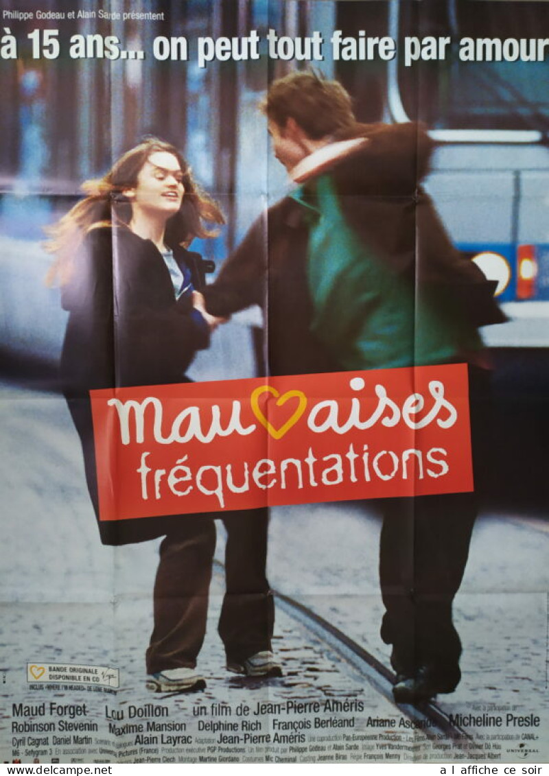 Affiche Cinéma Orginale Film MAUVAISES FRÉQUENTATIONS 120x160cm - Plakate & Poster