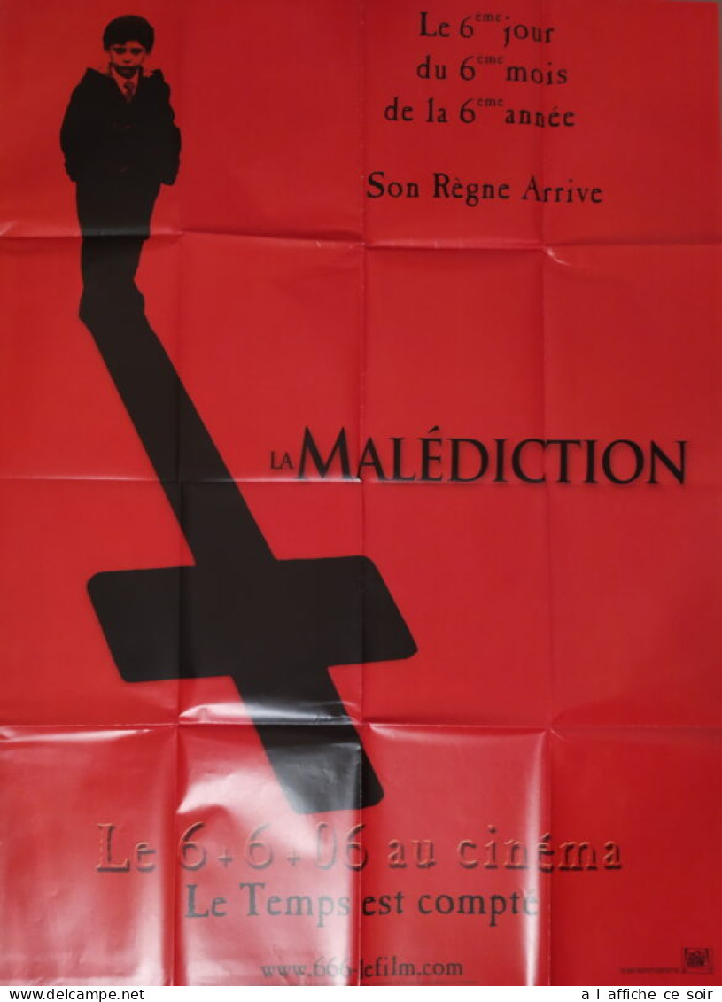 Affiche Cinéma Orginale Film 666 LA MALÉDICTION 120x160cm - Posters