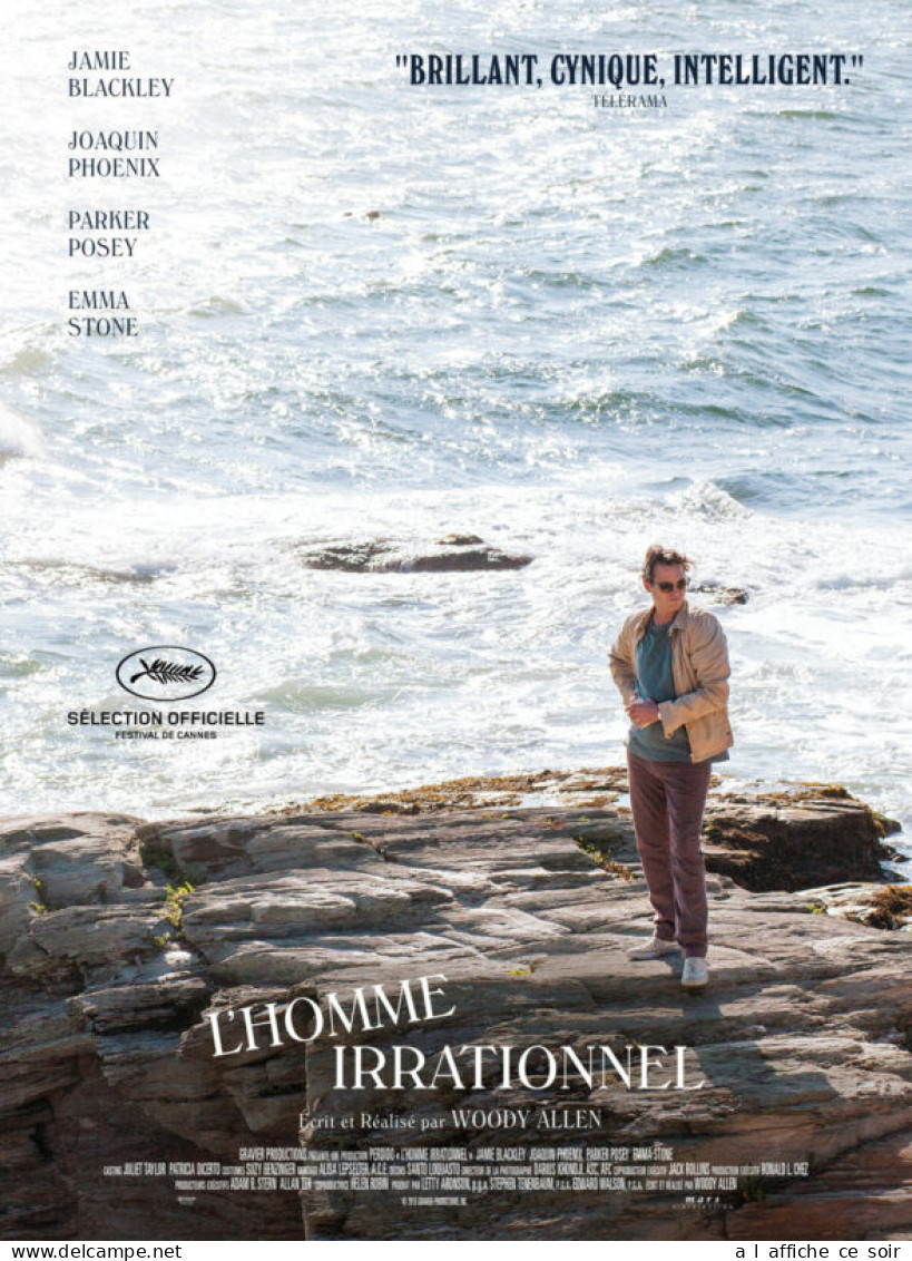 Affiche Cinéma Orginale Film L'HOMME IRRATIONNEL 120x160cm - Plakate & Poster