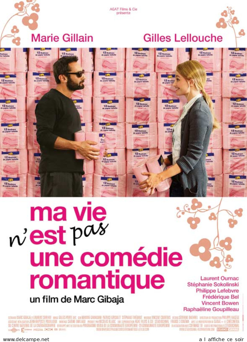 Affiche Cinéma Orginale Film MA VIE N'EST PAS UNE COMÉDIE ROMANTIQUE 120x160cm - Affiches & Posters