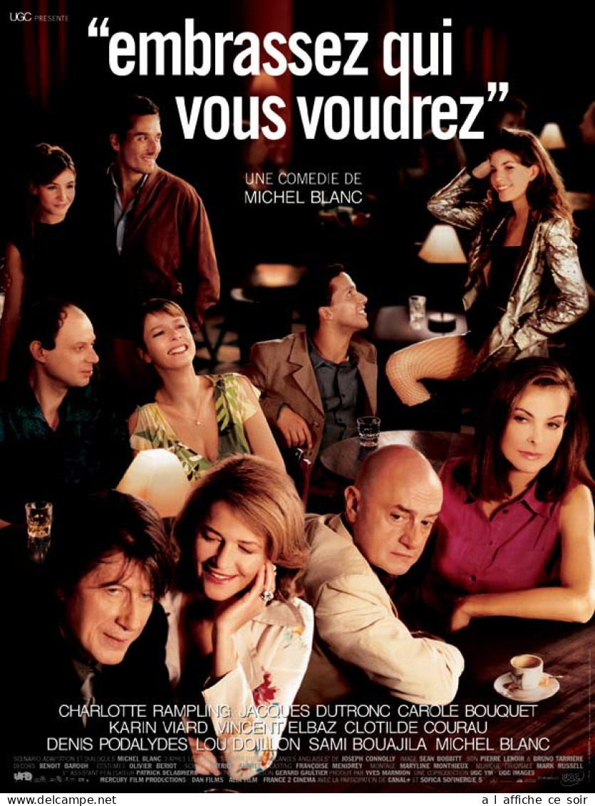 Affiche Cinéma Orginale Film EMBRASSEZ QUI VOUS VOUDREZ 120x160cm - Plakate & Poster