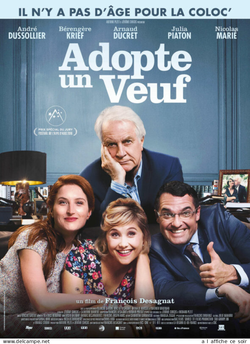 Affiche Cinéma Orginale Film ADOPTE UN VEUF 120x160cm - Afiches & Pósters