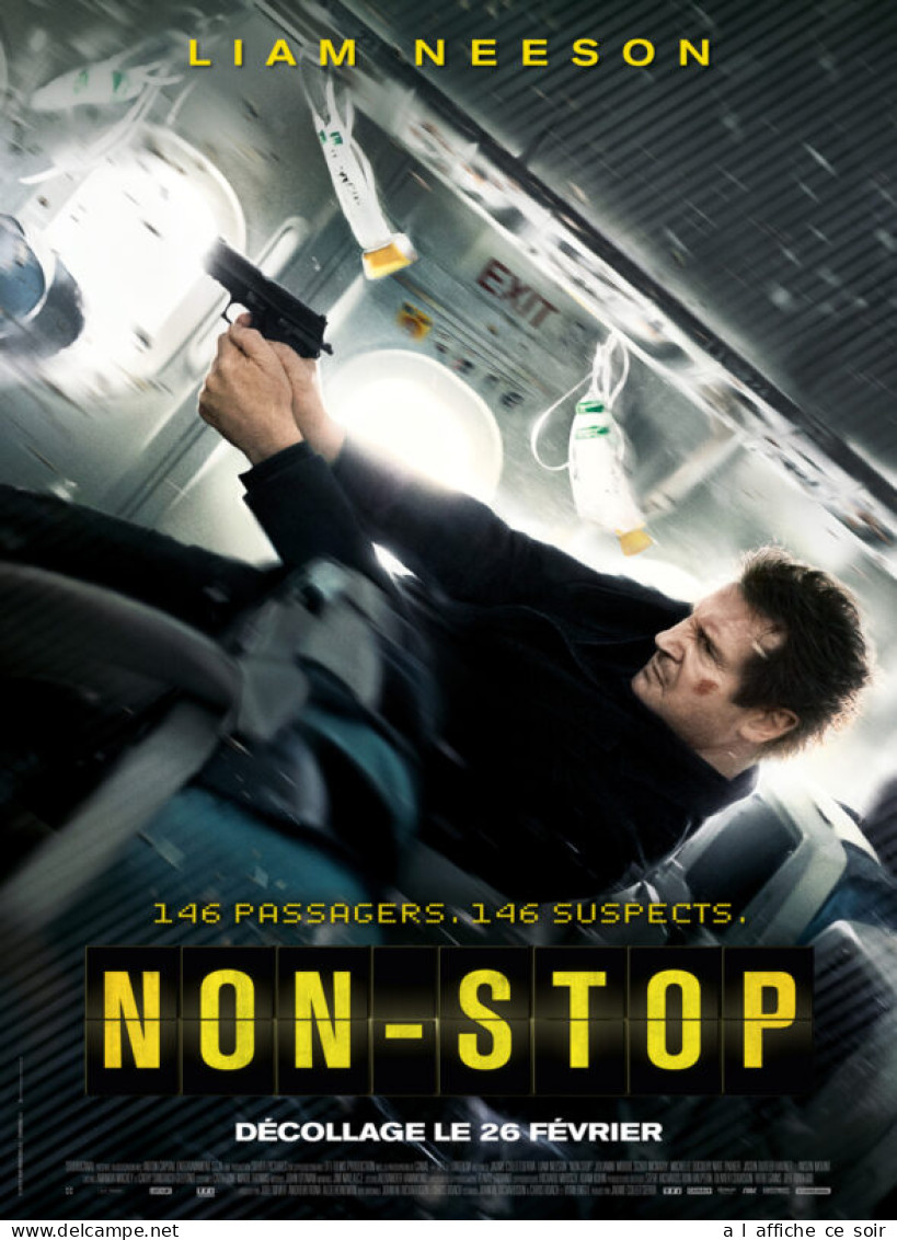 Affiche Cinéma Orginale Film NON-STOP 120x160cm - Posters