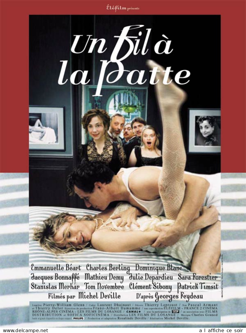 Affiche Cinéma Orginale Film UN FIL À LA PATTE 120x160cm - Affiches & Posters