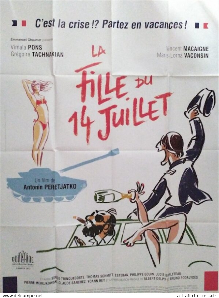 Affiche Cinéma Orginale Film LA FILLE DU 14 JUILLET 120x160cm - Afiches & Pósters