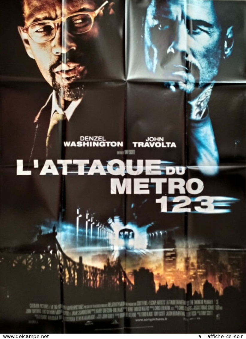 Affiche Cinéma Orginale Film L'ATTAQUE DU MÉTRO 123 120x160cm - Affiches & Posters