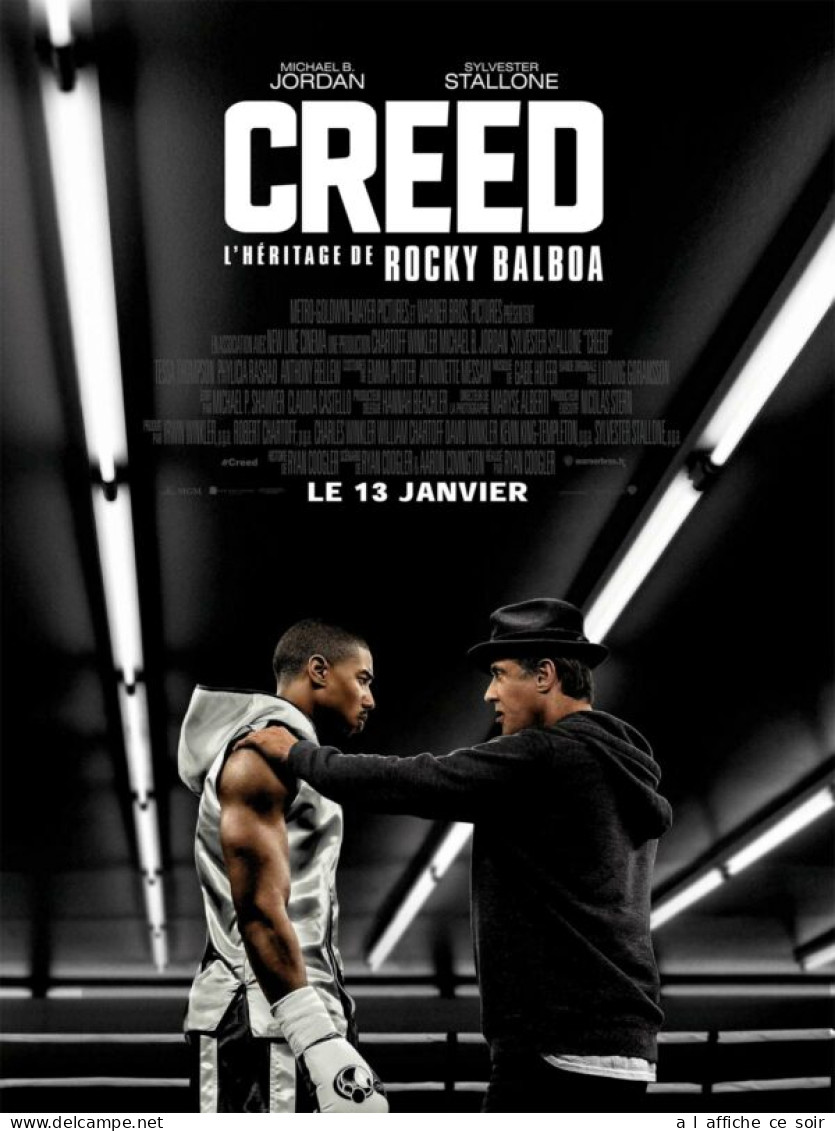 Affiche Cinéma Orginale Film CREED - L'HÉRITAGE DE ROCKY BALBOA 120x160cm - Plakate & Poster