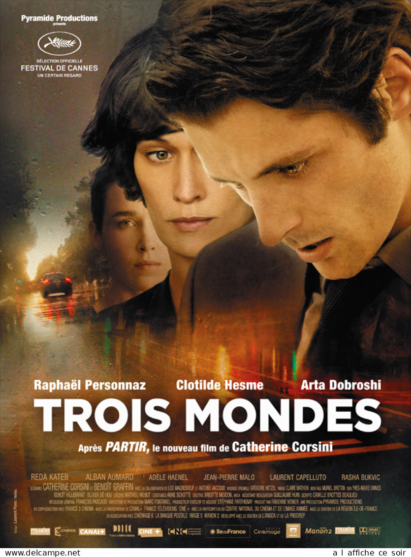 Affiche Cinéma Orginale Film TROIS MONDES 120x160cm - Affiches & Posters