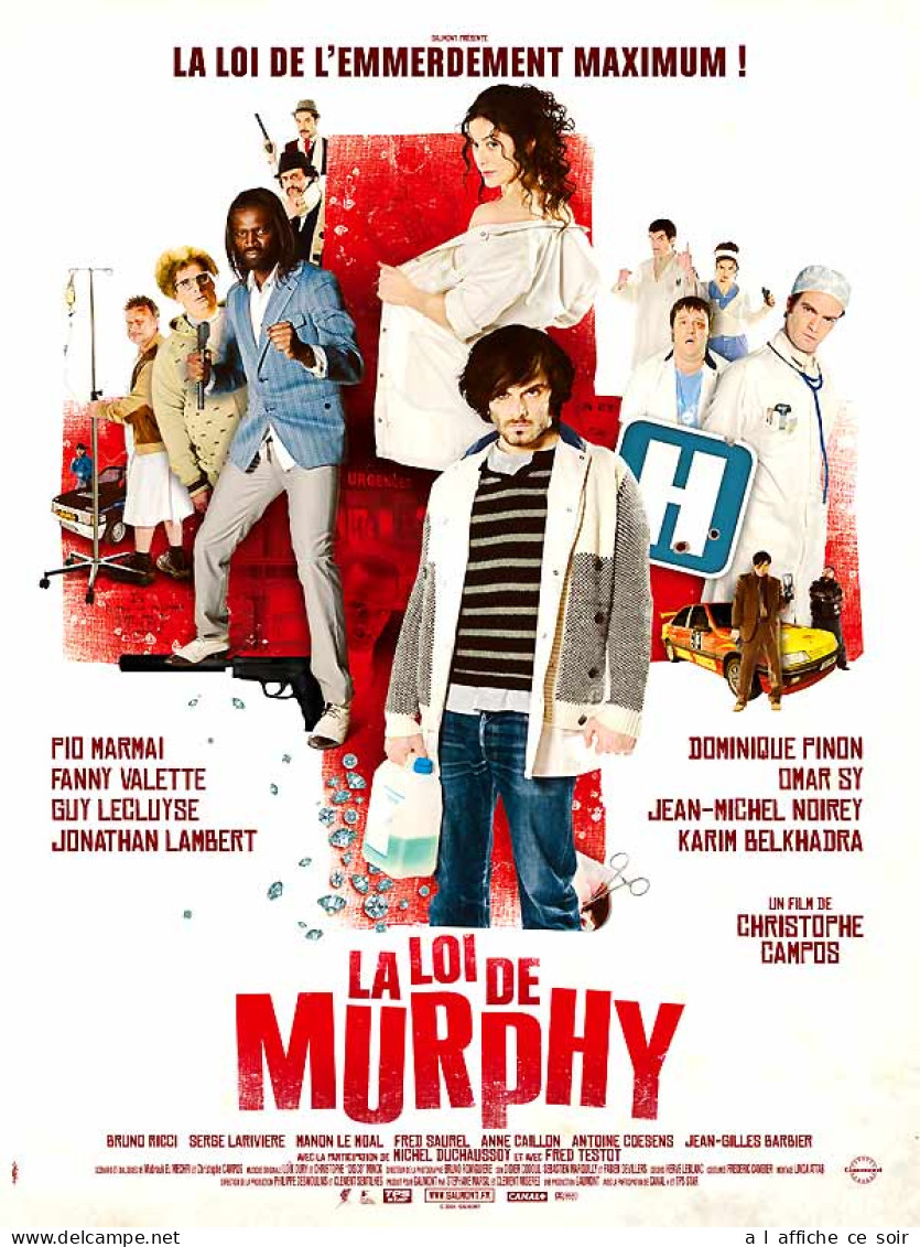 Affiche Cinéma Orginale Film LA LOI DE MURPHY 120x160cm - Affiches & Posters