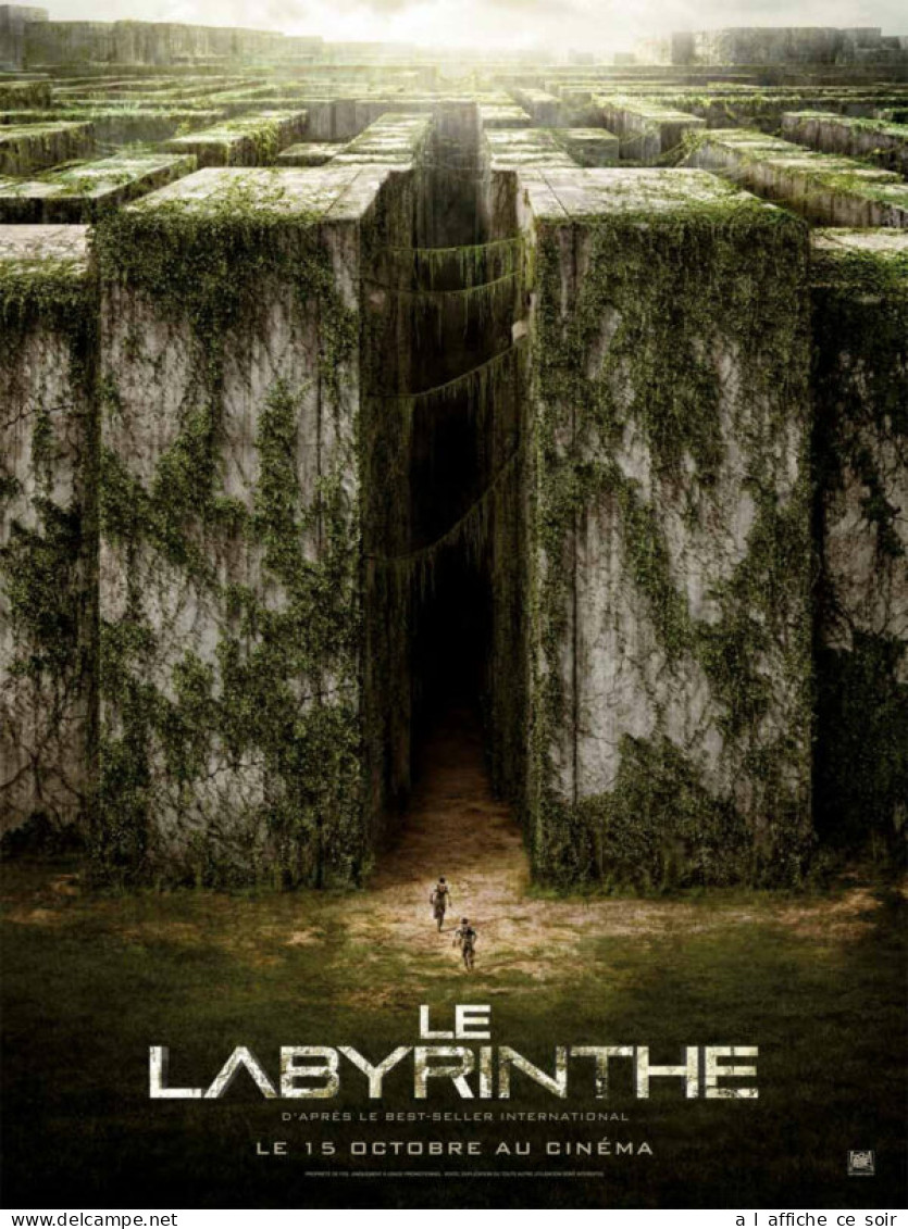 Affiche Cinéma Orginale Film LE LABYRINTHE 120x160cm - Posters