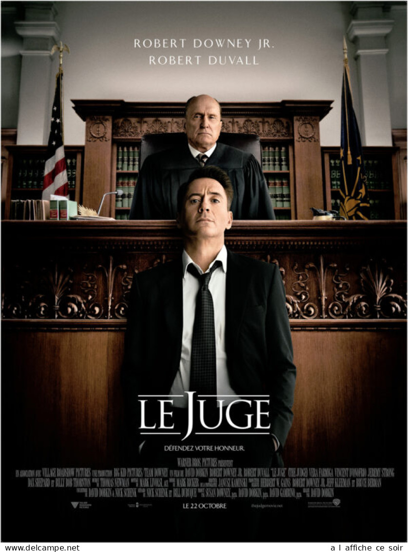 Affiche Cinéma Orginale Film LE JUGE 120x160cm - Plakate & Poster