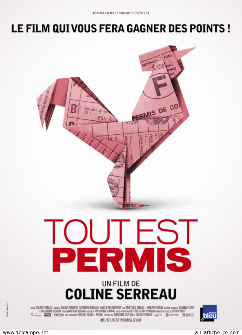 Affiche Cinéma Orginale Film TOUT EST PERMIS 120x160cm - Plakate & Poster