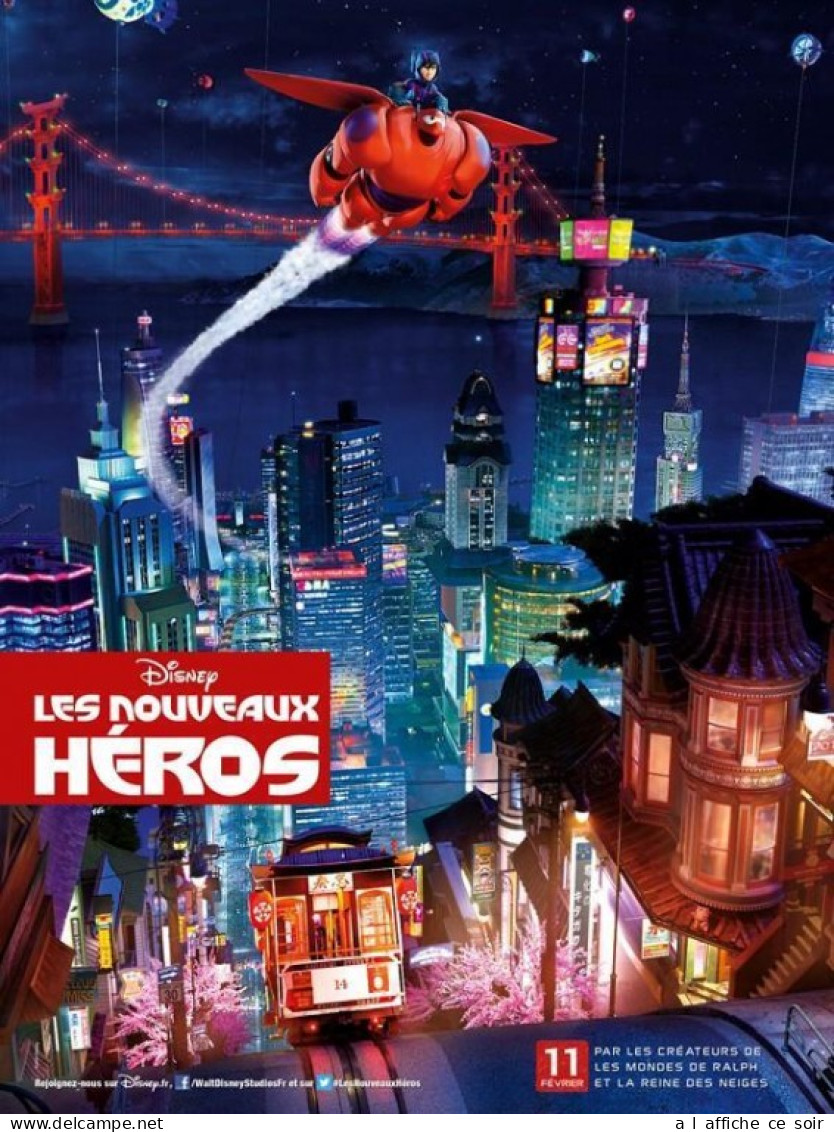 Affiche Cinéma Orginale Film LES NOUVEAUX HÉROS 120x160cm - Posters