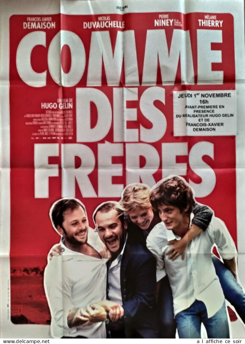 Affiche Cinéma Orginale Film COMME DES FRÈRES 120x160cm - Plakate & Poster