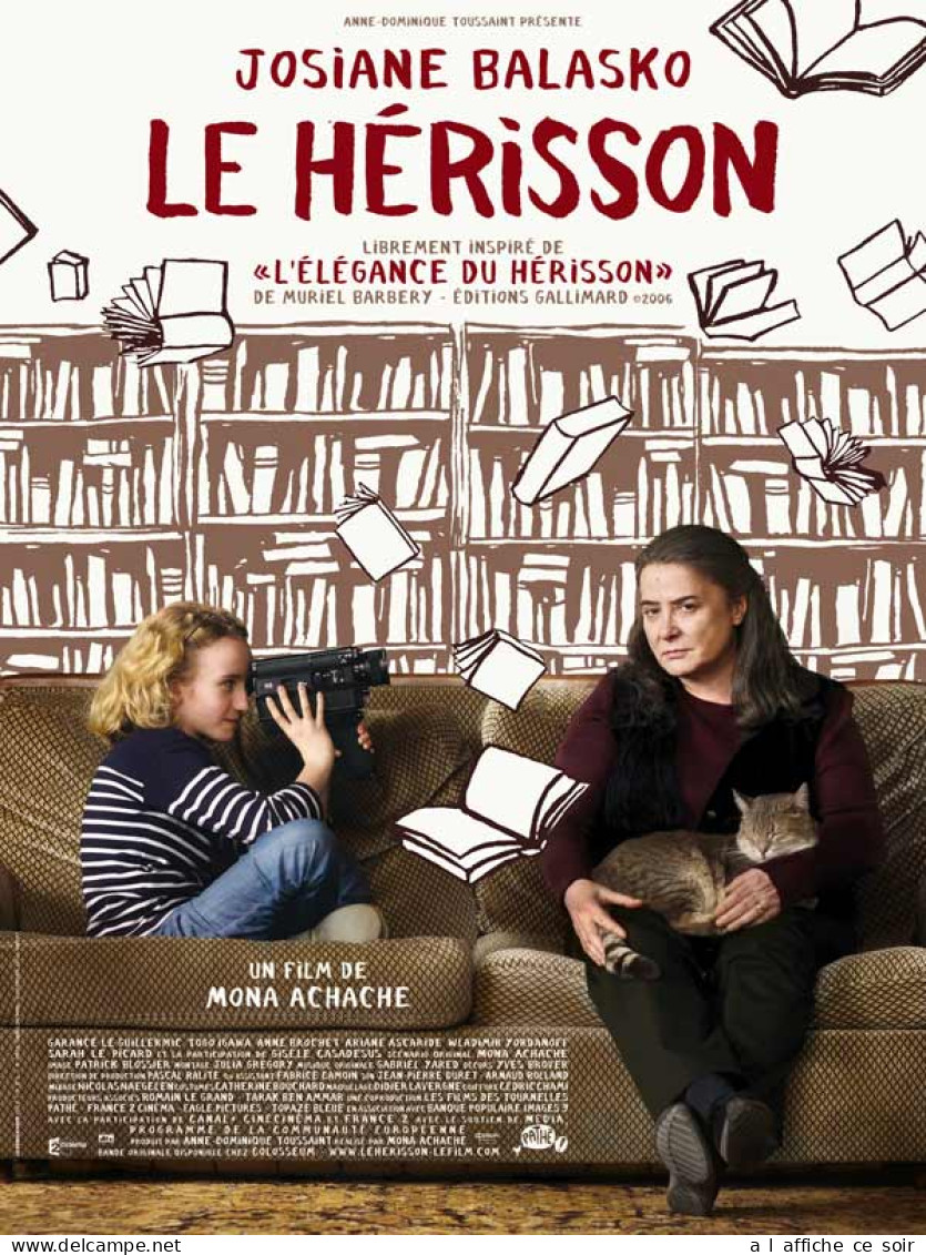 Affiche Cinéma Orginale Film LE HÉRISSON 120x160cm - Affiches & Posters