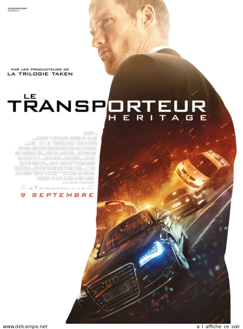Affiche Cinéma Orginale Film LE TRANSPORTEUR HÉRITAGE 120x160cm - Posters