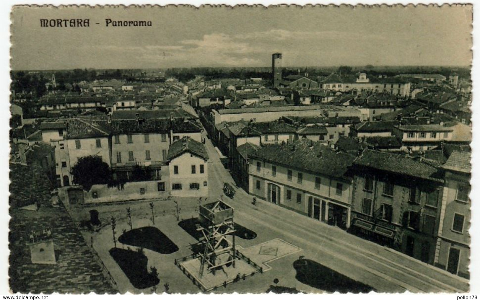MORTARA - PANORAMA - PAVIA - 1924 - Vedi Retro - Formato Piccolo - Pavia