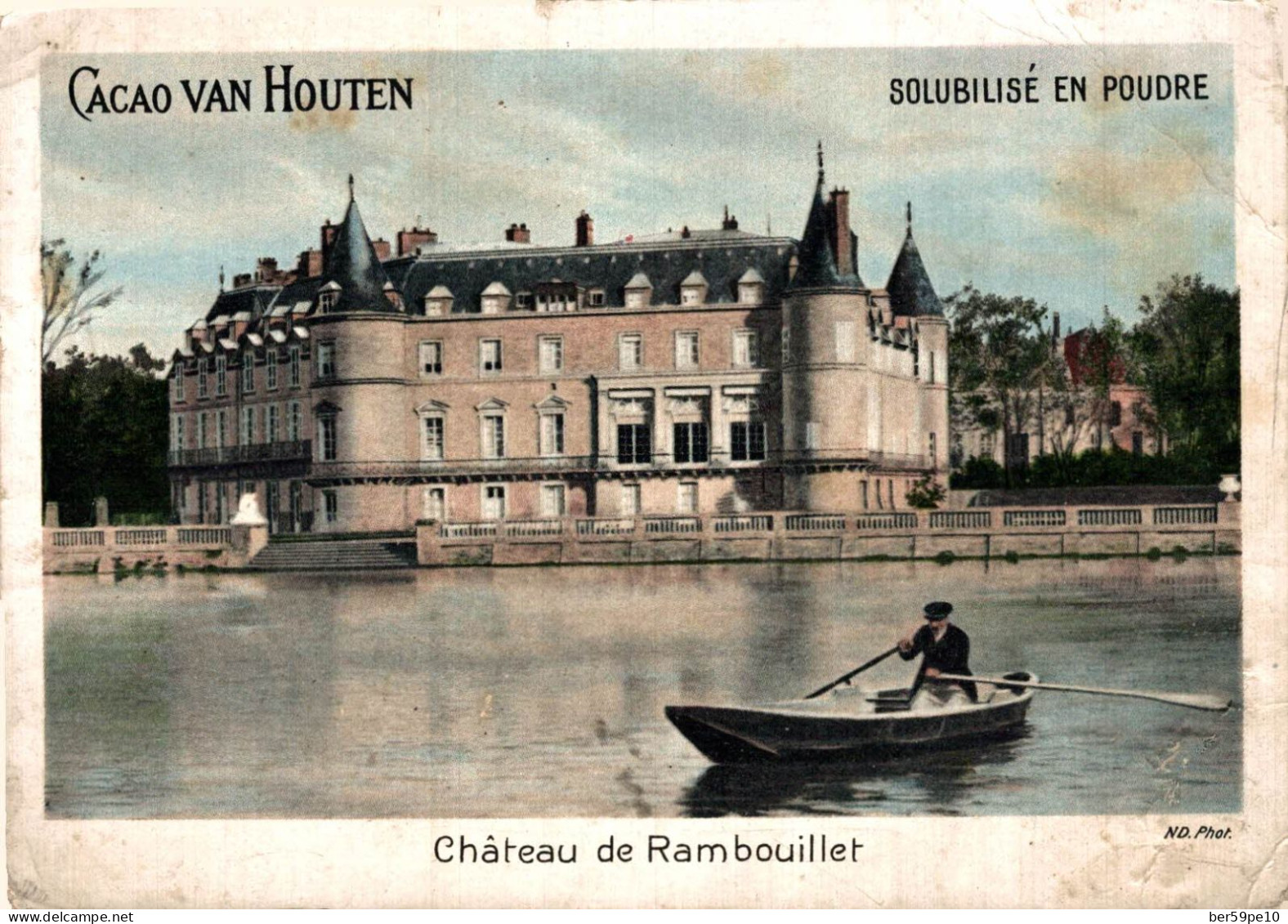 CHROMO CACAO VAN HOUTEN CHATEAU DE RAMBOUILLET - Van Houten